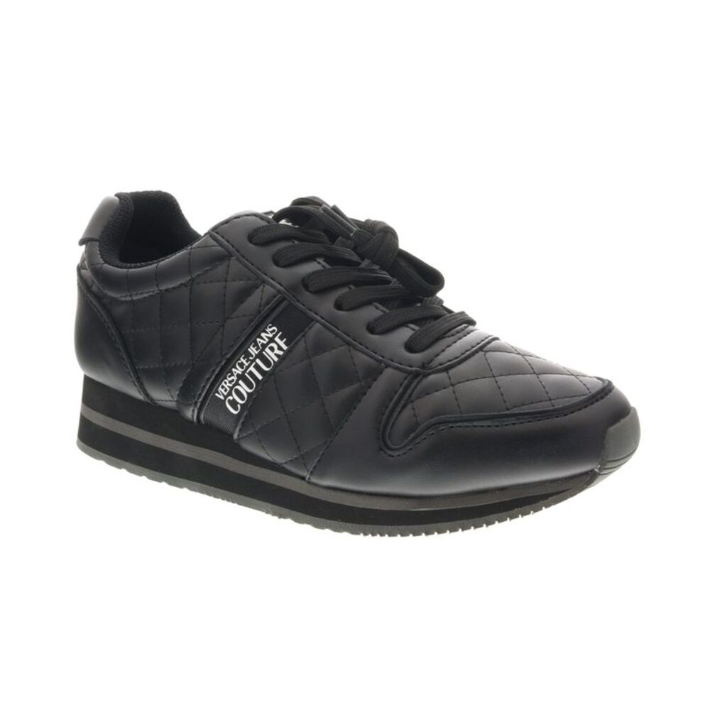 Versace Jeans Couture Black Signature Womens Sneakers